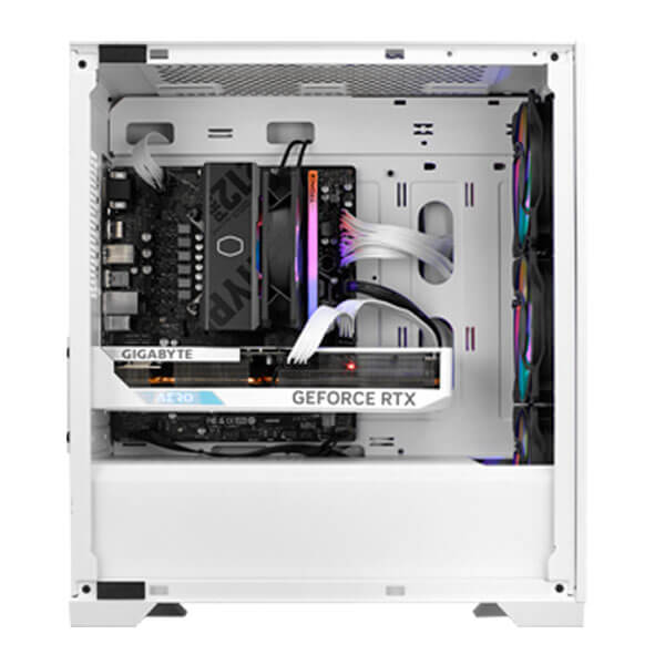 Cooler Master Elite 301 ARGB White M-ATX Mini Tower Case